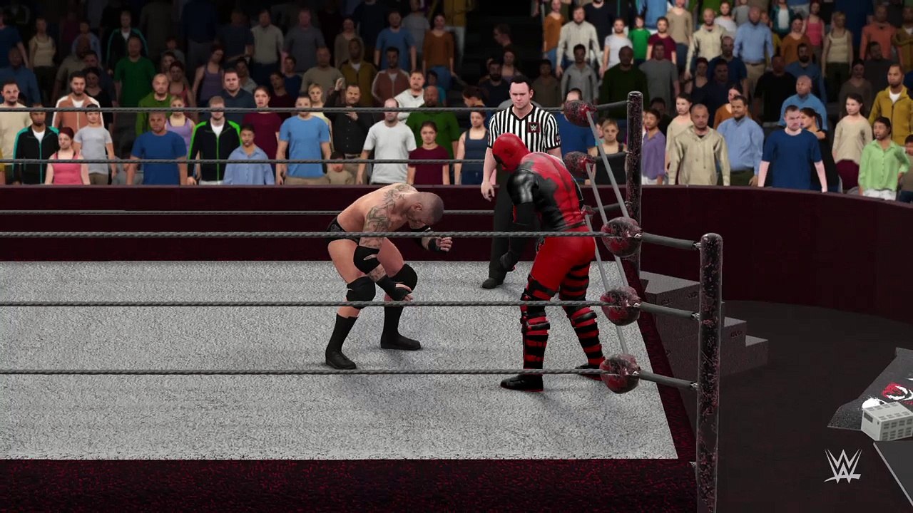 WWE 2K16 deadpool v randy orton