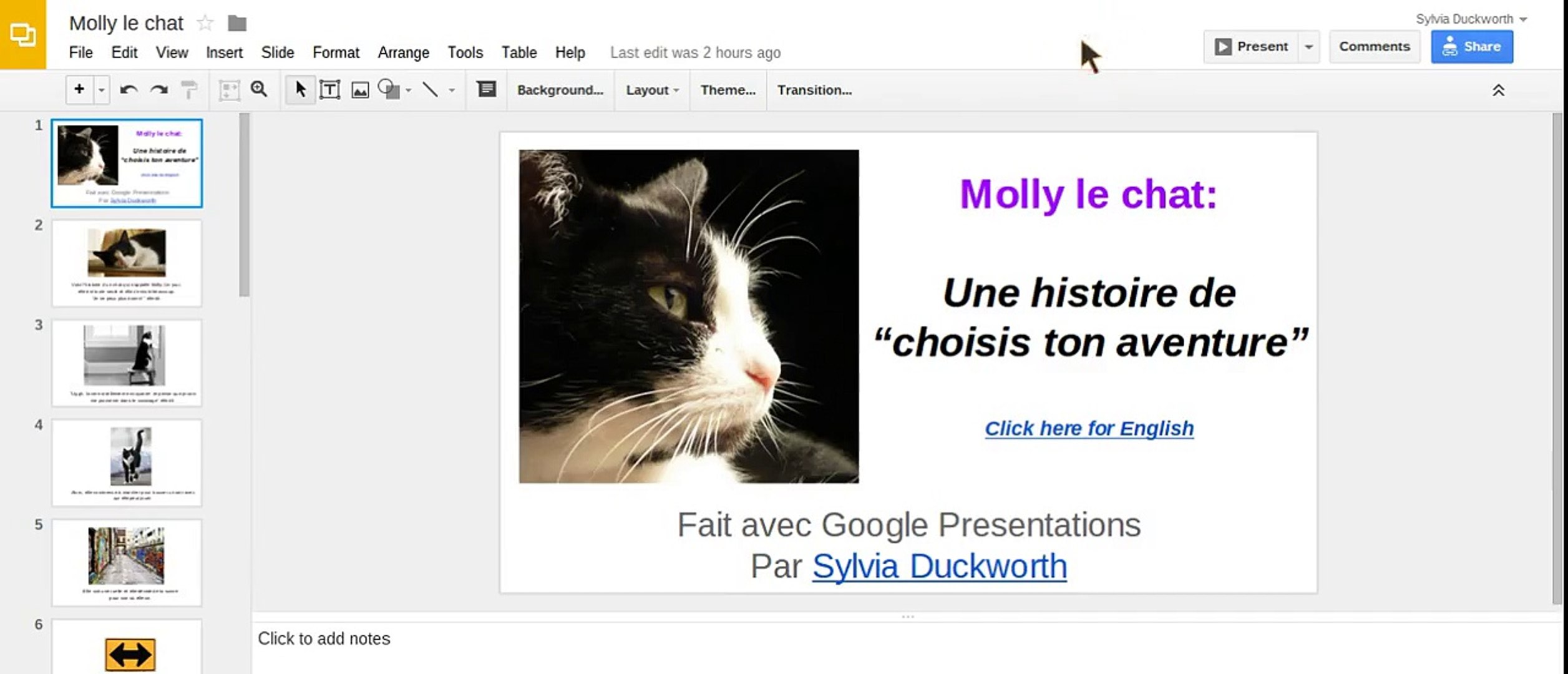 Screencast Molly Le Chat Intro Video Dailymotion