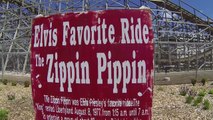 Zippin Pippin Roller Coaster POV Bay Beach Amusement Park Wisconsin Elvis Presley
