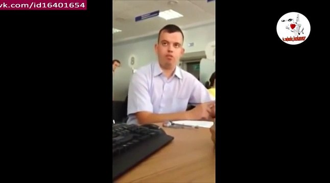 Неадекватный парень пришел в Сбербанк за деньгами)) Ржач)))
