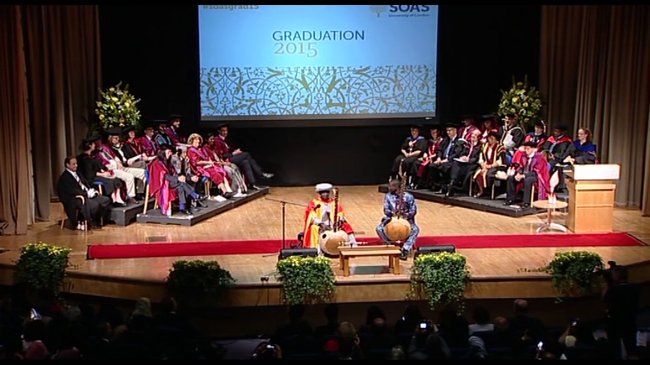 Musical Interlude׃ Toumani Diabaté and Sidiki Diabaté, Graduation 2015, SOAS University of London[1]