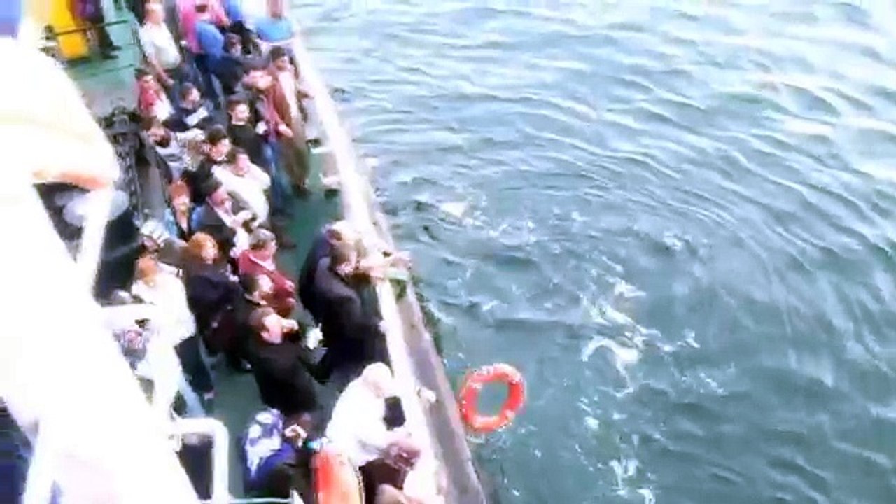 Vapurdan denize atlayın şahıs böyle kurtarıldı