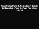 Download Power Pivot and Power BI: The Excel User's Guide to DAX Power Query Power BI & Power