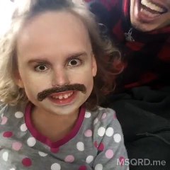 Face swap le plus fun entre un papa et sa fille!