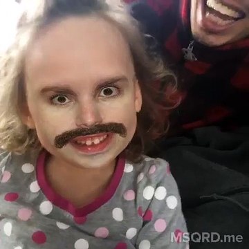 Face swap le plus fun entre un papa et sa fille!