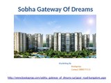 Sobha Gateway of Dreams