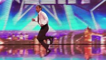 IT Programmer's crazy dancing with David Walliams | Britain's Got Talent 2014