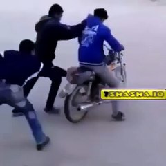 سائق موتوسيكل محترف