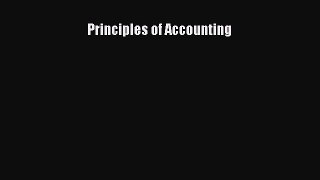 Download Principles of Accounting PDF Free