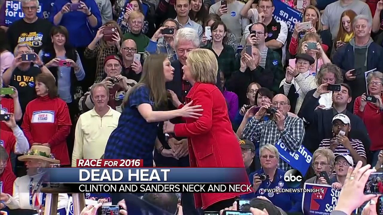 Democrats Neck and Neck With Caucuses One Day Away