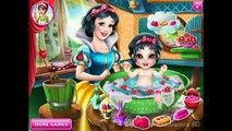 Baby Snow White Game Movie Disney Princess Baby Snow White Royal Bath Game Cartoon
