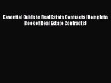 PDF Essential Guide to Real Estate Contracts (Complete Book of Real Estate Contracts) Free