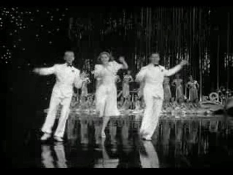 Eleanor Powell tap dancing with Fred Astaire & George Murphy