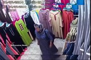 شاهد سرقة محل لبيع الملابس في واضحة النهار من طرف إمرأة - chouha(1)