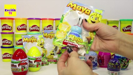 Arı Maya Harika Kanatlar Süper Wings Dev Sürpriz Yumurta Oyun Hamuru Play Doh - Evcilik