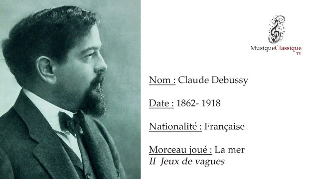 ♬ DEBUSSY | LA MER, II JEUX DE VAGUES ♬ | MUSIQUE CLASSIQUE TV ♬
