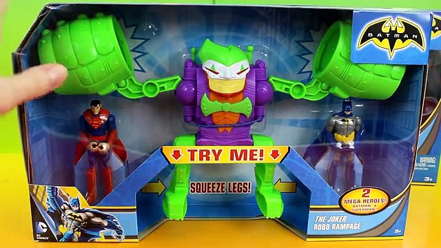 Batman The Joker Robo Rampage & Gotham City Showdown! Green Arrow Slade Clay Face Superman