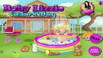 ღ Baby Lizzie Outdoor Bathing Episode - Baby Game for Kids # Watch Play Disney Games On YT Channel