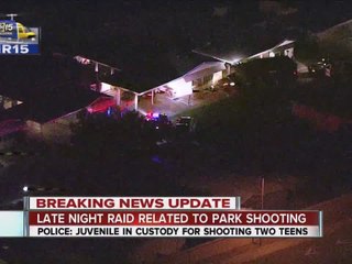 Late night raid related to Peoria park shootings