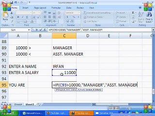 MS Excel Tutorial Urdu Part 8 By Sohail Murtaza