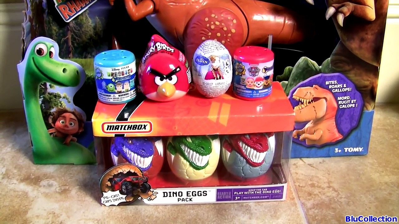 SURPRISE Eggs Disney The Good Dinosaur Arlo, My Little Pony, Paw Patrol, Peppa Pig Mashems