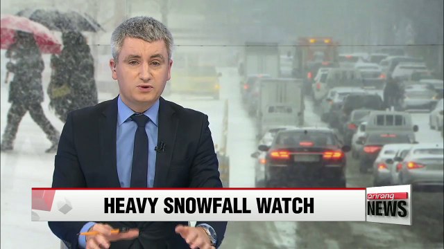 Heavy snowfall watch issued for northern Gyeonggi-do province