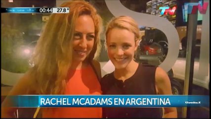 Rachel McAdams en Argentina TN de Noche 16/02/2016