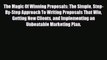 PDF The Magic Of Winning Proposals: The Simple Step-By-Step Approach To Writing Proposals That