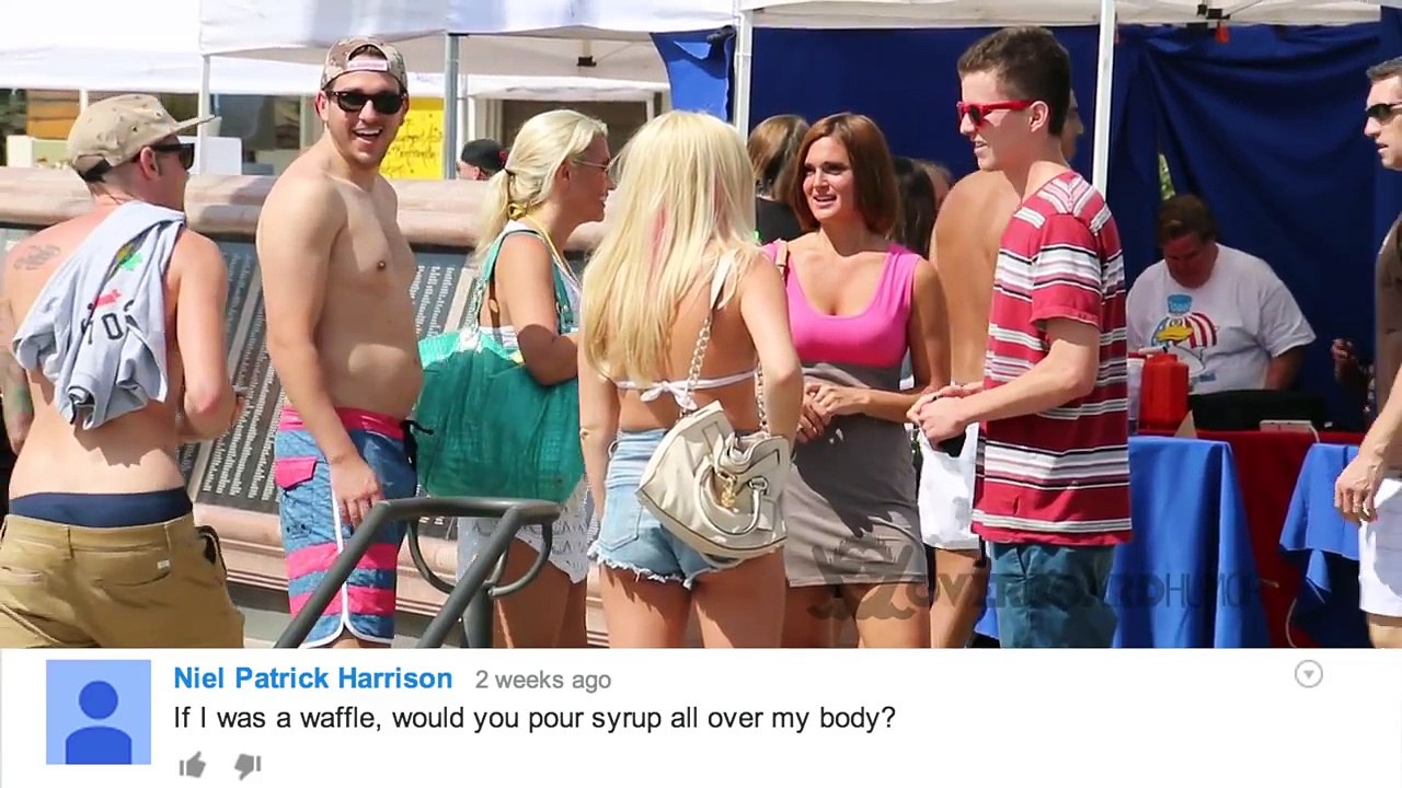 I LIKE YOUR BOOBS MARRY ME...