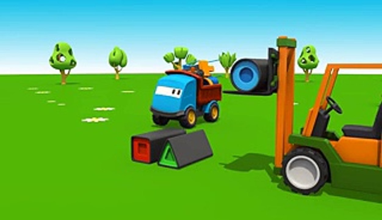 Meraklı kamyon Leo ve asfalt silindiri - eğitici çizgi film - Türkçe dublaj Çizgi Film izle - Animasyon HD izle 2015 Full 72