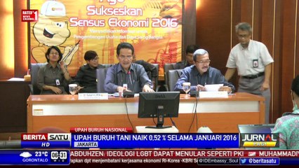 Upah Buruh Tani 2016 Naik 0,52 Persen