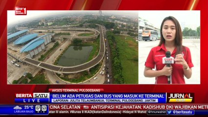 Akses ke Terminal Pulogebang dari Tol Belum Rampung