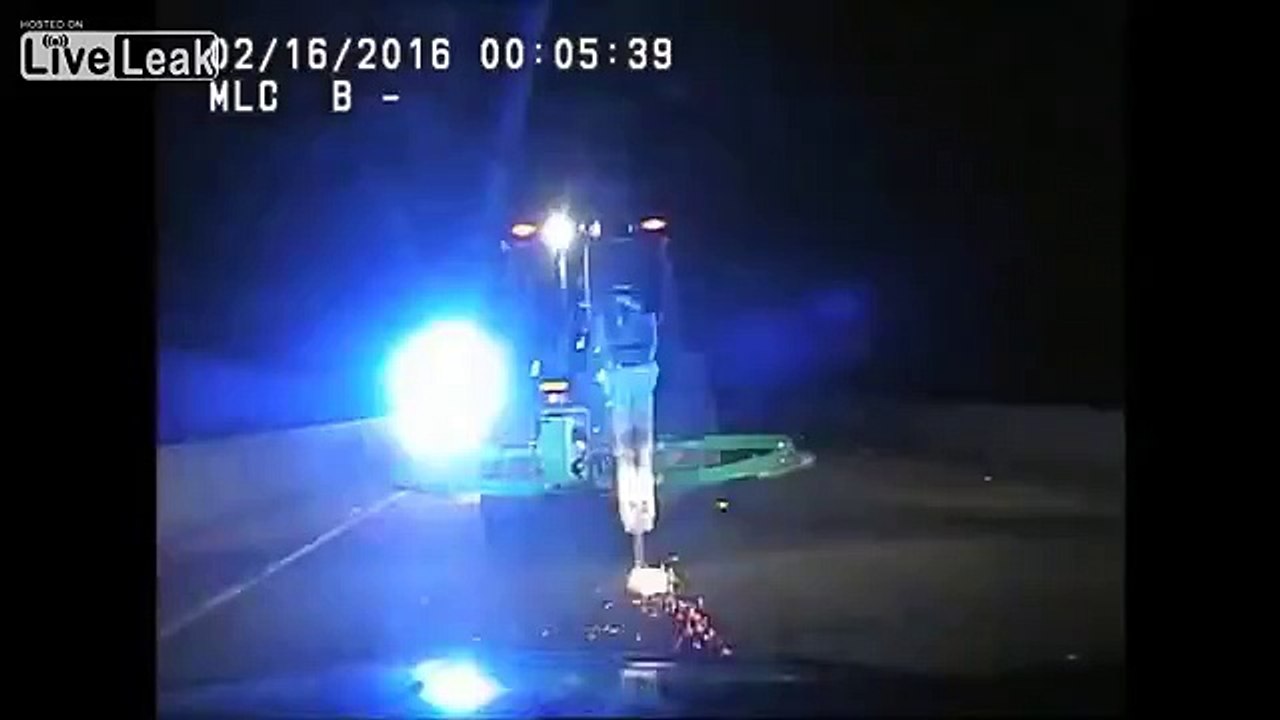 Homeless Man Takes Tractor For Joyride