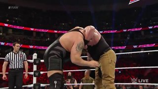Big Show vs. Braun Strowman- Raw, February 15, 2016