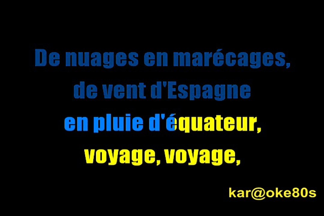 karaoke Voyage Voyage  Desireless