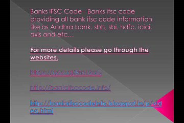 To find easily all banka ifsc codes