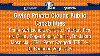 LinuxCon   CloudOpen Europe 2014 - Giving Private Clouds Public Capabilities