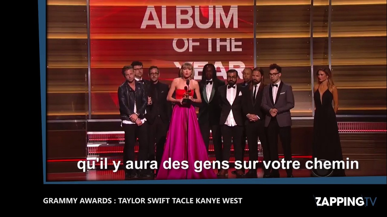 Grammy Awards 2016 : Taylor Swift tacle sévèrement Kanye West ! (Vidéo)