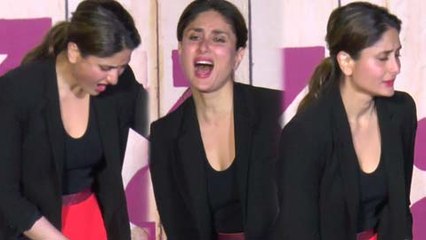 (VIDEO) Kareena Kapoor's Skirt Gets Stuck | Ki And Ka Trailer Launch