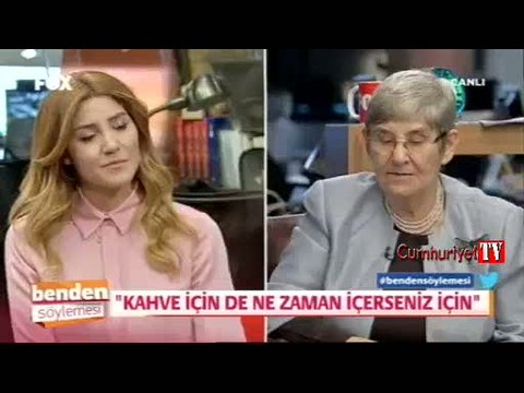 Canan Karatay Sunucuyu azarladı