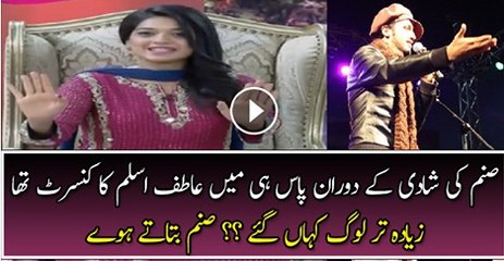 During Sanam's Wedding there was also a Atif Aslam's Concert, Where People Went __ Sanam Telling _ Tune.pk