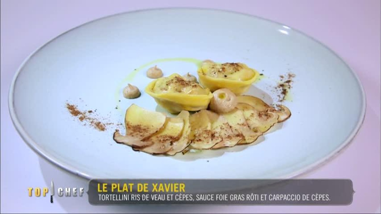 Le mentor de Xavier découvre son assiette