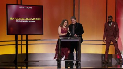 Béla Fleck and Abigail Washburn _ Best Folk Album _ 58th GRAMMYs