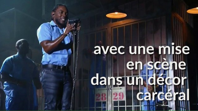 Kendrick Lamar a mis le feu aux Grammy Awards 2016 avec un live engagé