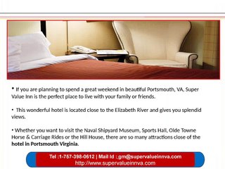 Enjoy your Luxury Accommodation experience at SupevalueInn,Va