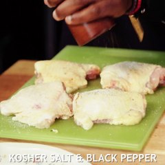 Crispy Chicken Thighs with Plum Sauce