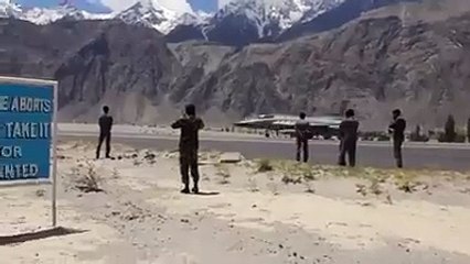JF-17 Thunder taking off from Skardu Air Base | Watch Me