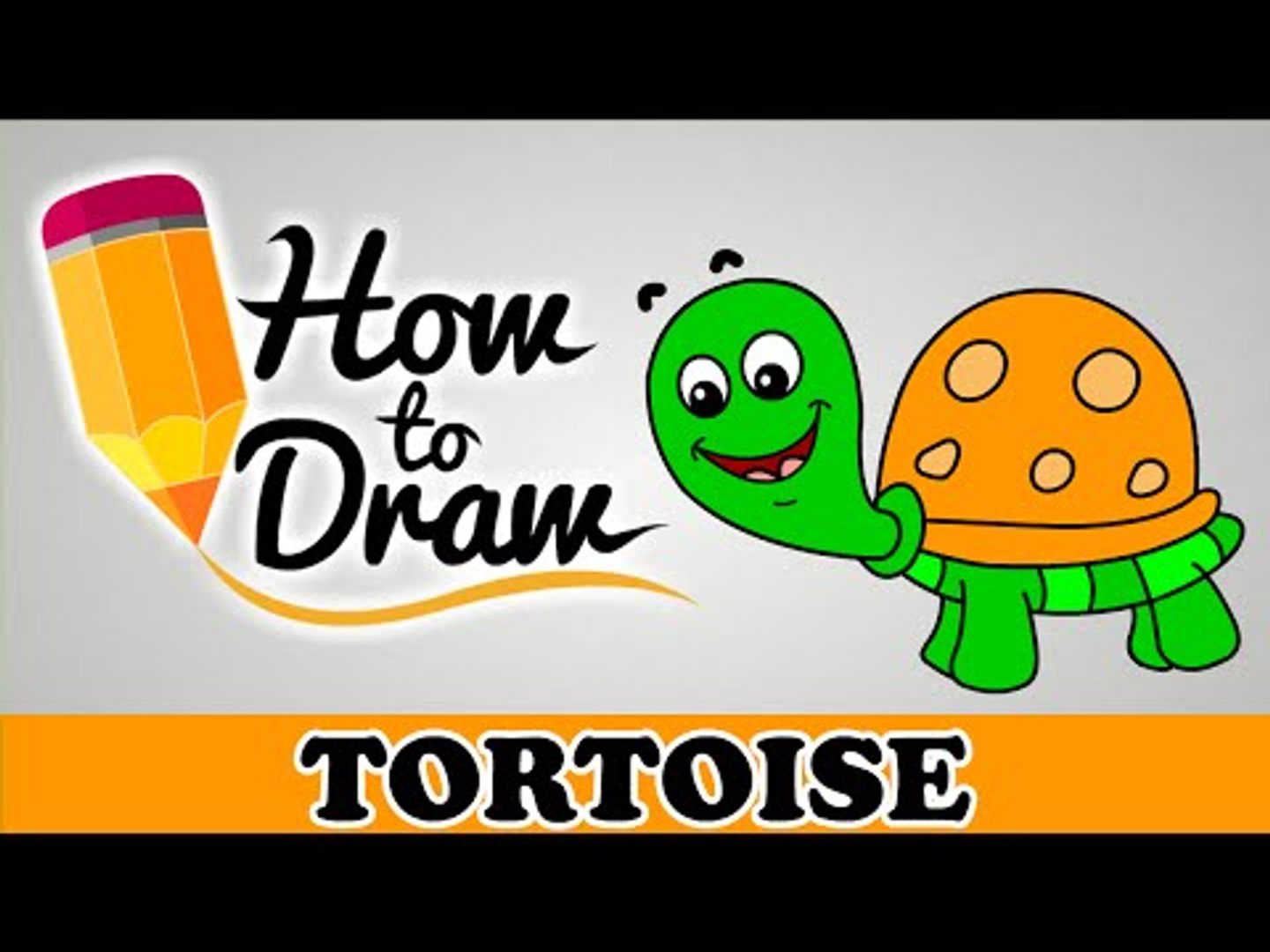 How To Draw A Tortoise - Easy Step By Step Cartoon Art Drawing Lesson  Tutorial For Kids & Beginners - video Dailymotion