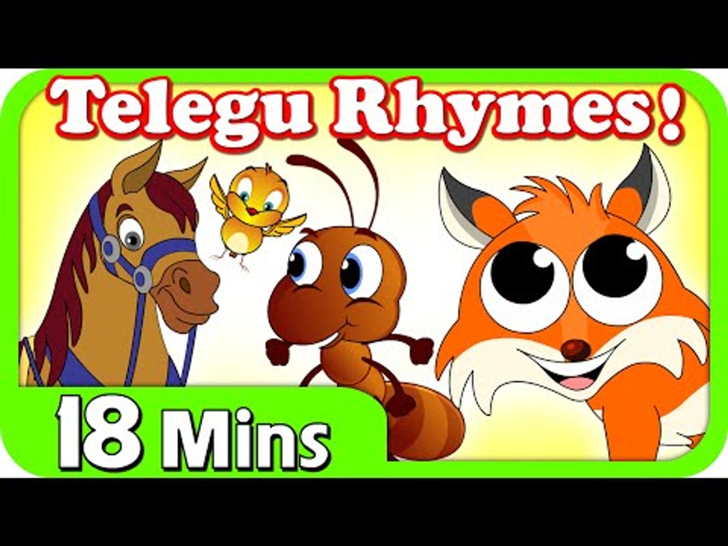 Animal Telugu Rhymes   200 Mins Cartoon   20D Classic Animation   Compilation  Nursery Songs in HD