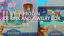 New Frozen Toys: Elsas Ice Skating Rink & Musical Jewelry Box. DisneyToysFan.